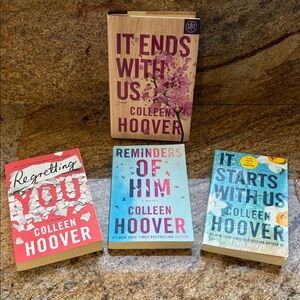Book Bundle-It Ends With Us, It Starts With Us, Regretting You, Reminders of Him
